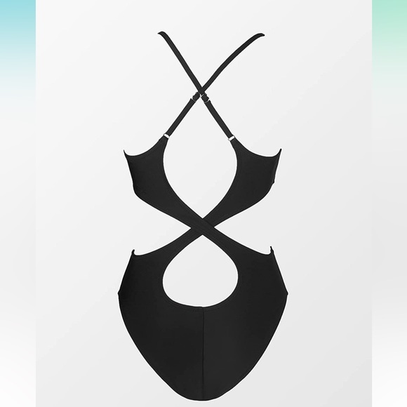 Cupshe size small black swimsuit NWT - Picture 3 of 8